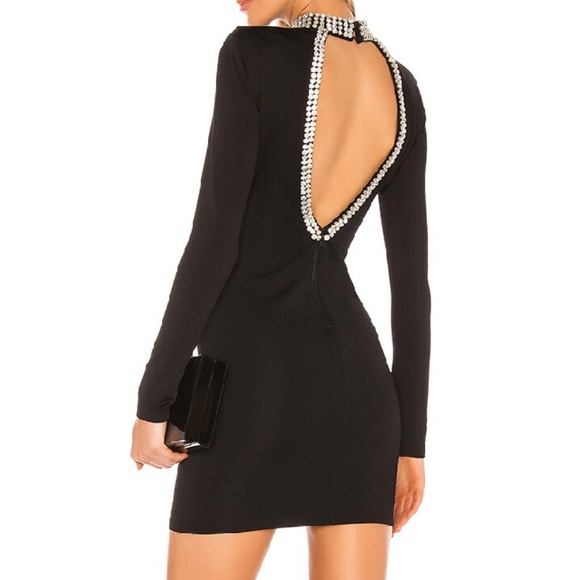 Alice + Olivia | Inka Embellished Long Sleeve Dress - Picture 2 of 4